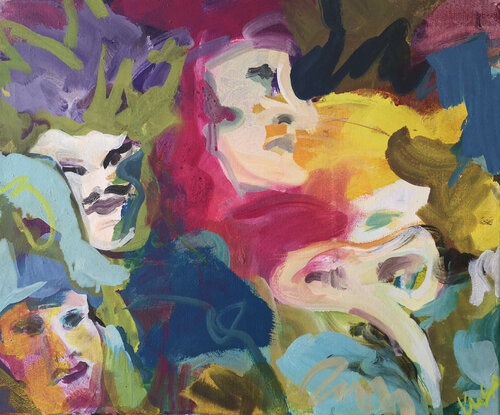 Who are you 8 by Kerstin Grobler, Painting for Sale on Select