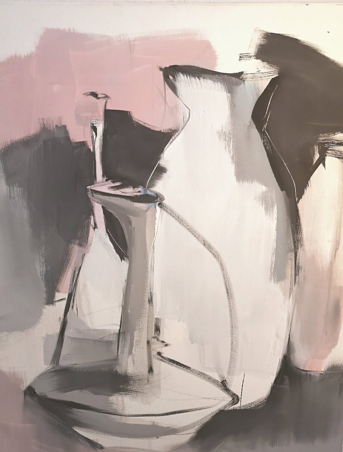 Stillleben in Weiß Kerstin Grobler Original painting for sale