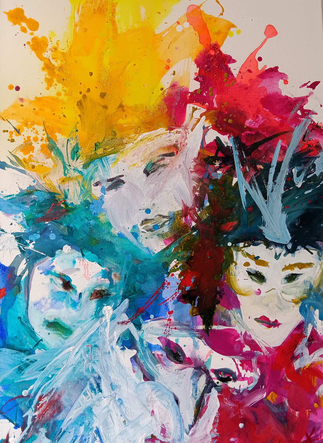 Who are you 9 Kerstin Grobler Original painting for sale