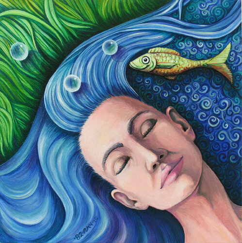 A dream 4 by Galia Chuntova, Painting for Sale on Select