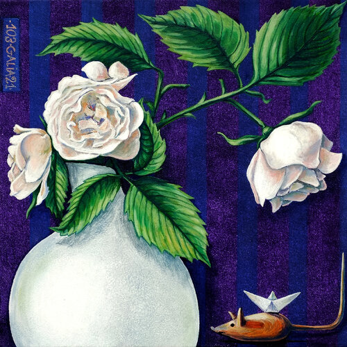 One vase von Galia Chuntova, Malerei kaufen auf Select