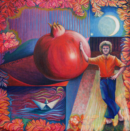 The Night is generous. by Galia Chuntova, Painting for Sale on Select