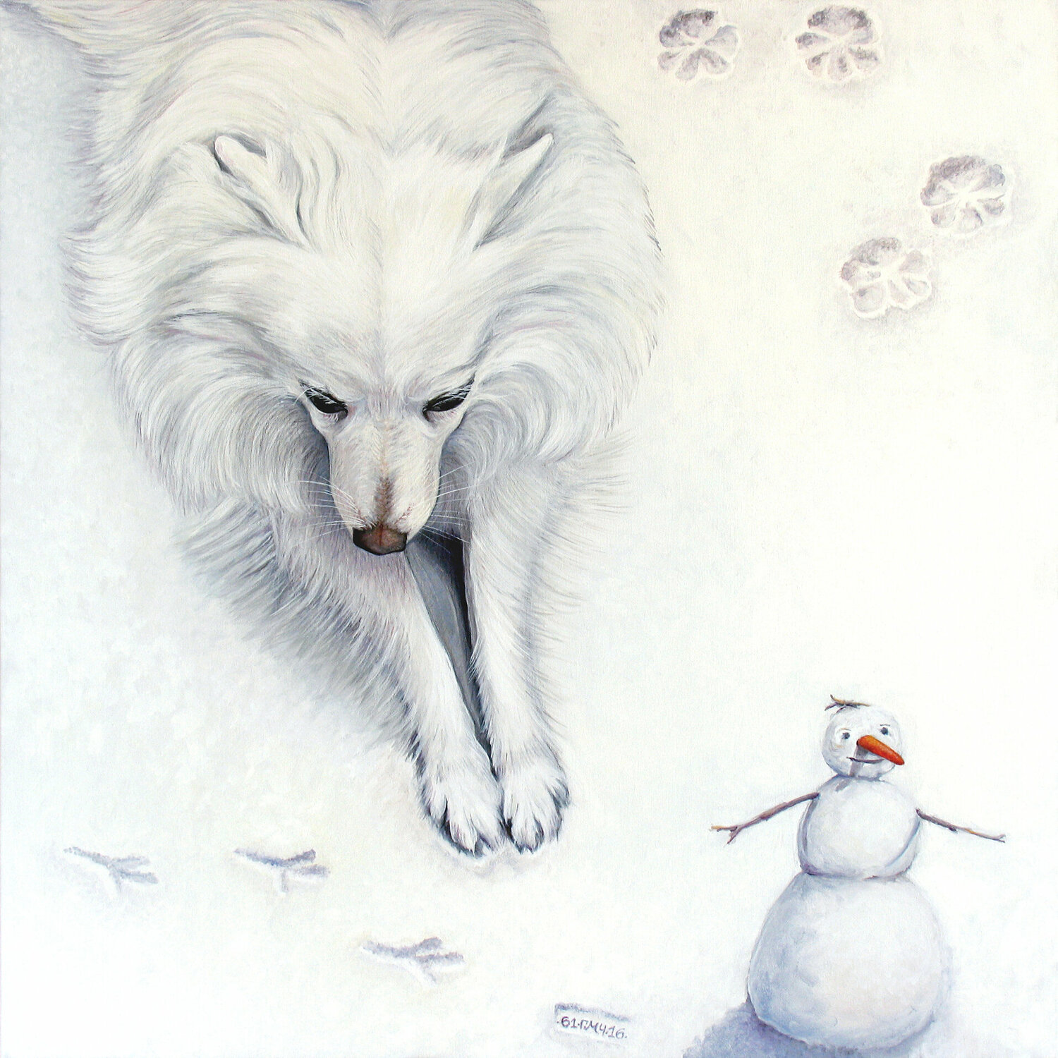 Shades of white and gray Galia Chuntova Original painting for sale