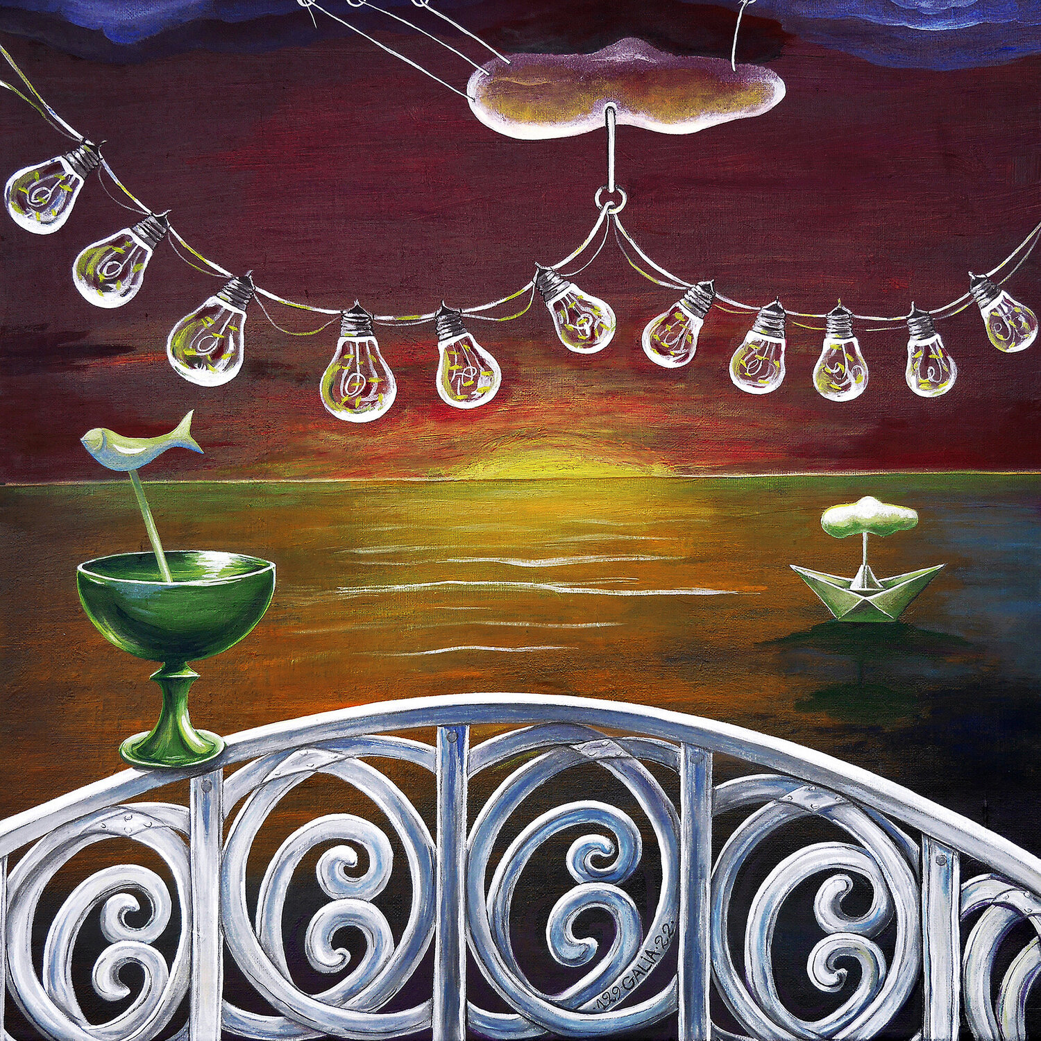 Carpe diem Galia Chuntova Original painting for sale