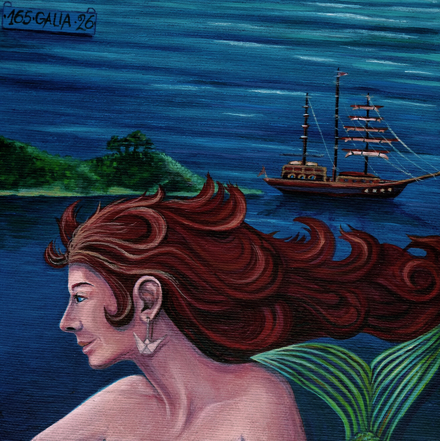 From the depths Galia Chuntova Original painting for sale