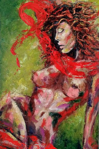 Eva by Julia (Iuliia) Tokar, Painting for Sale on Select