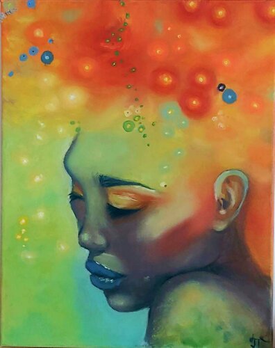 Kuntie by Julia (Iuliia) Tokar, Painting for Sale on Select