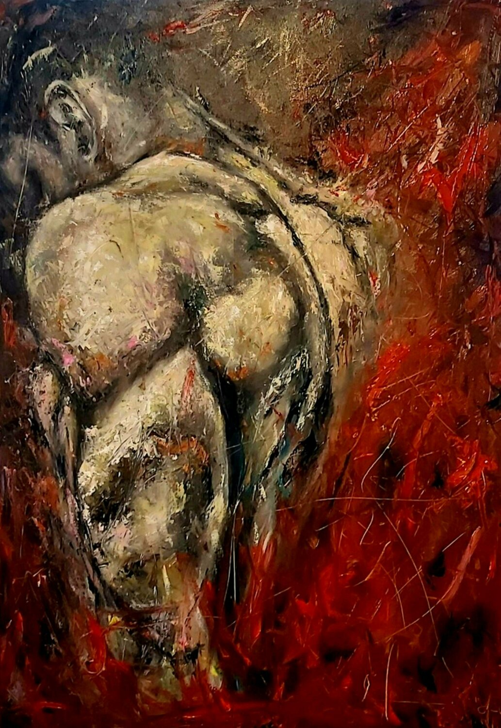 Gladiator Julia (Iuliia) Tokar Original painting for sale
