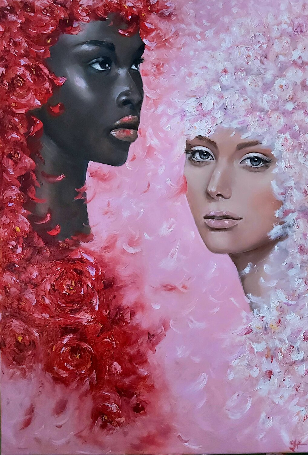 Sun and Moon Julia (Iuliia) Tokar Original painting for sale