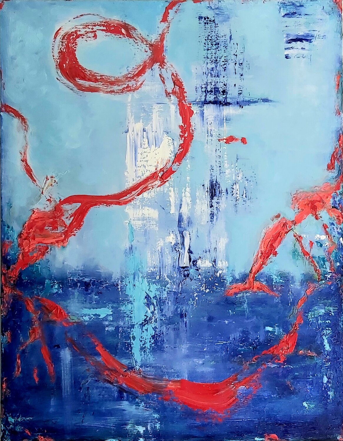 Poseidon Julia (Iuliia) Tokar Original painting for sale