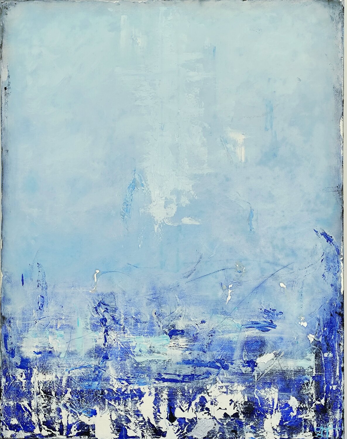 Cloud dancer Julia (Iuliia) Tokar Original painting for sale
