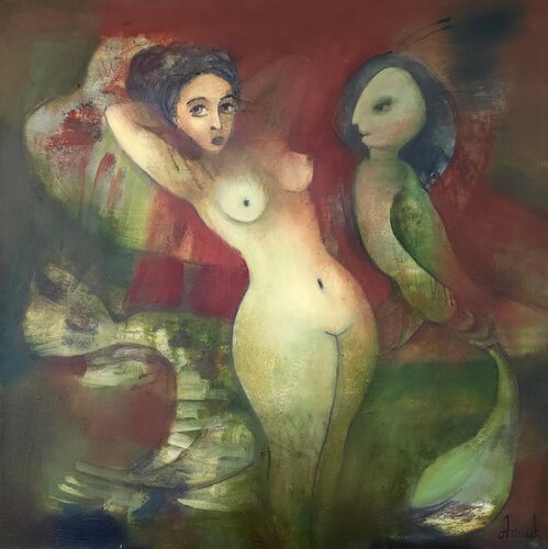 Siren by Anna Soghomonyan, Painting for Sale on Select