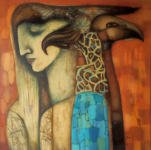 "We are the same" by Anna Soghomonyan, Painting for Sale on Select