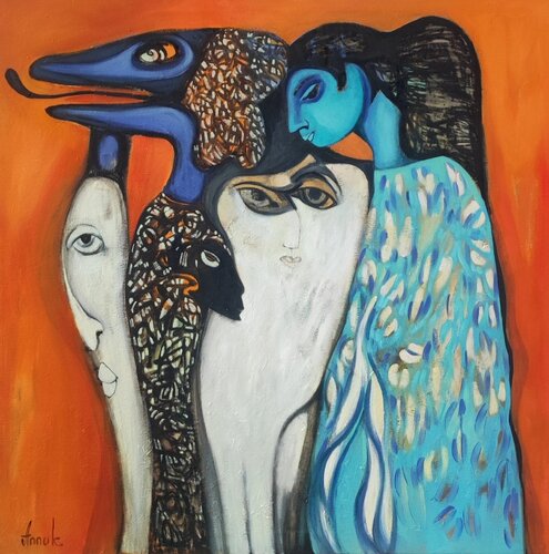 Registry of unauthorized incarnations by Anna Soghomonyan, Painting for Sale on Select