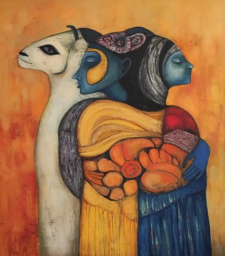 "Empathy" by Anna Soghomonyan, Painting for Sale on Select
