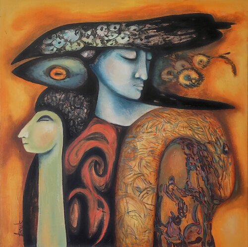 Adviser by Anna Soghomonyan, Painting for Sale on Select