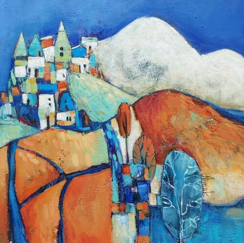 "Tranquility" by Anna Soghomonyan, Painting for Sale on Select