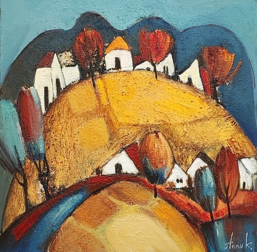 Fat away by Anna Soghomonyan, Painting for Sale on Select
