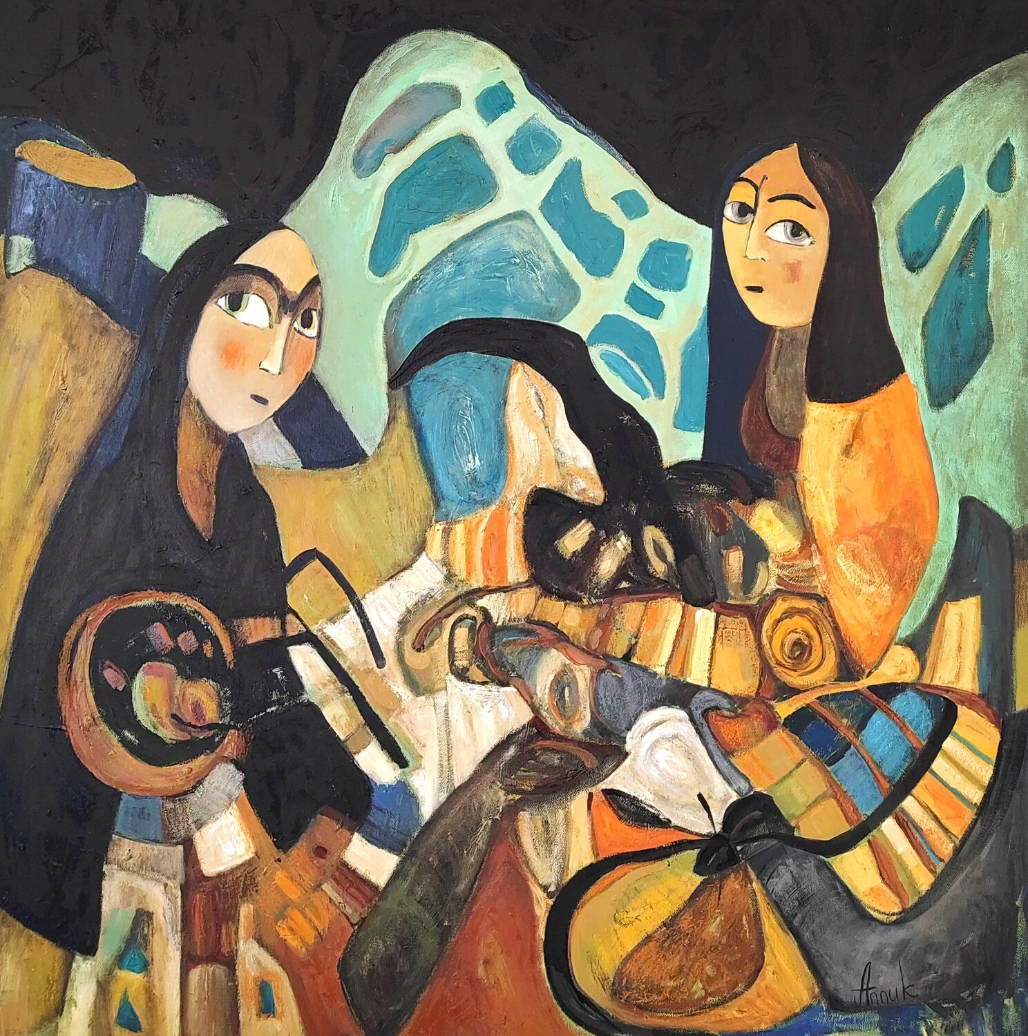 "The magic moment" Anna Soghomonyan Original painting for sale