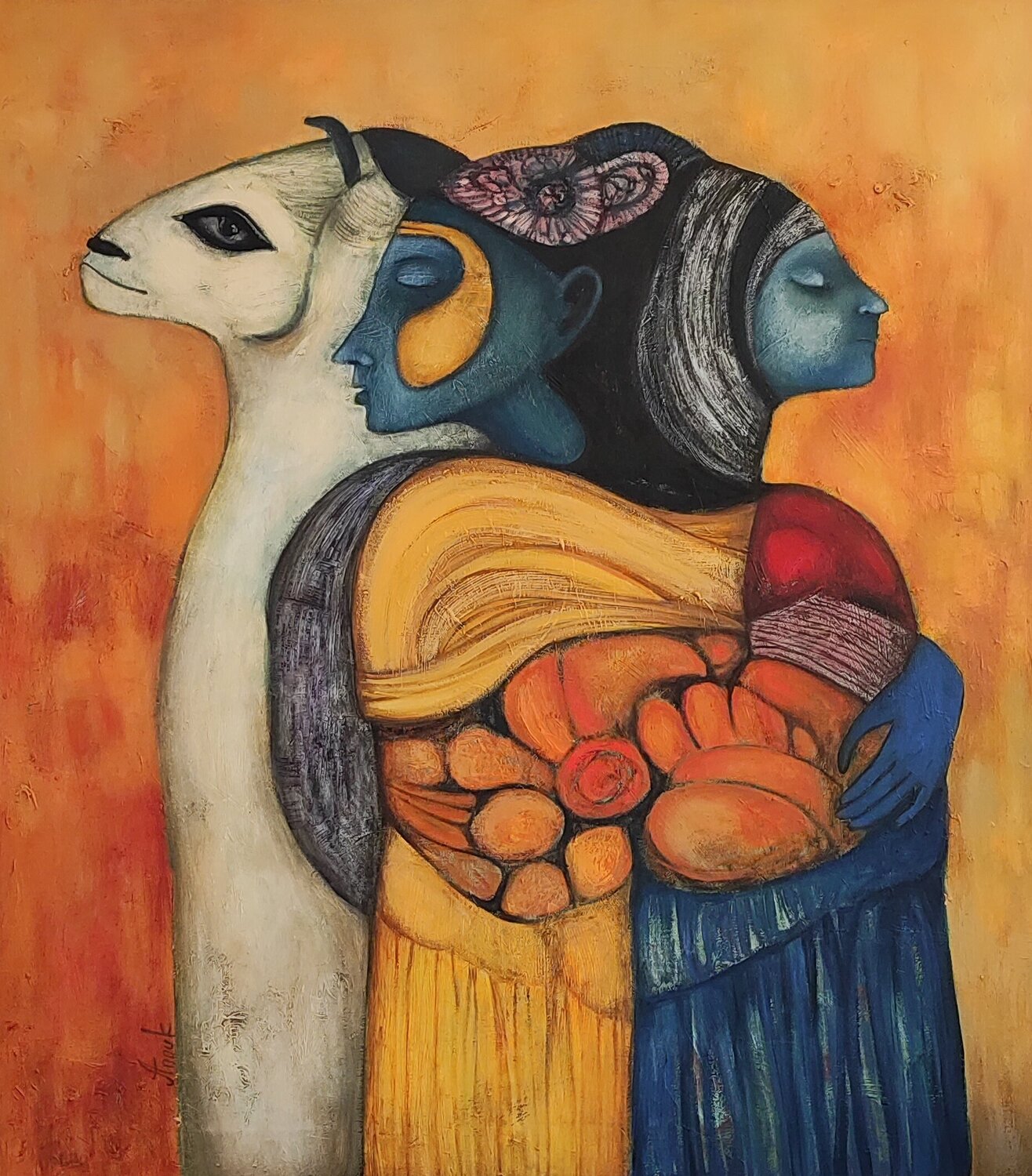 "Empathy" Anna Soghomonyan Original painting for sale