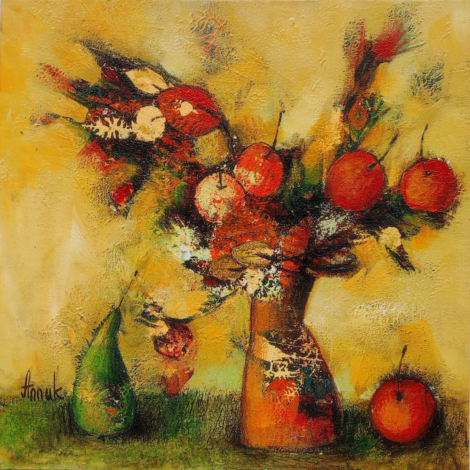 "Apples" Anna Soghomonyan Original painting for sale