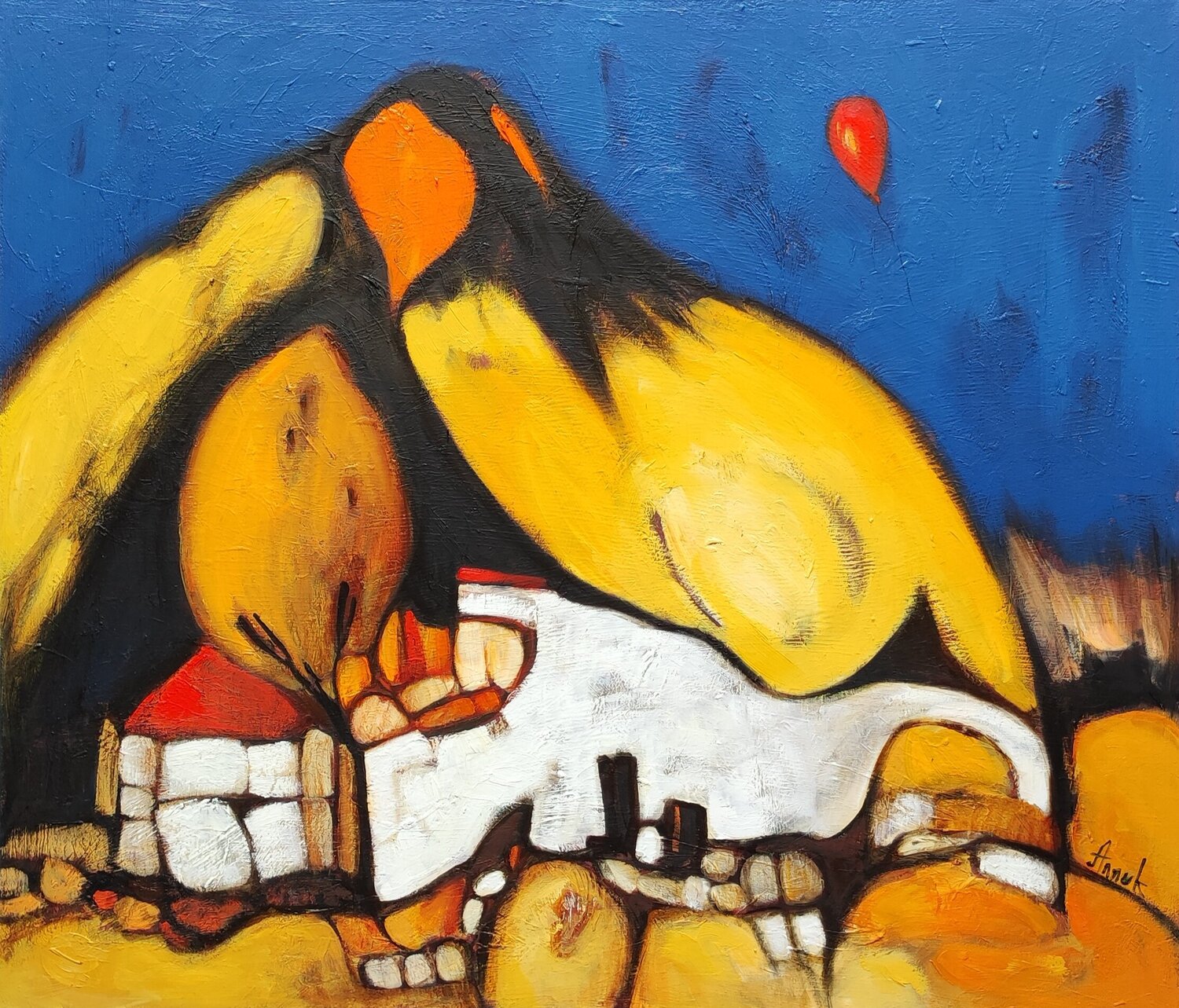 Farewell Anna Soghomonyan Original painting for sale
