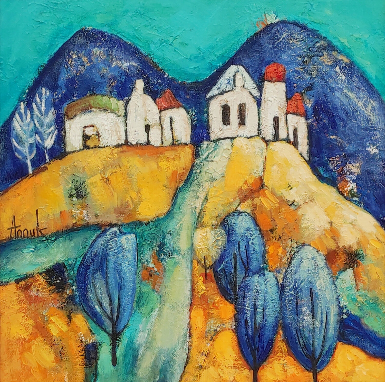 Bright day Anna Soghomonyan Original painting for sale