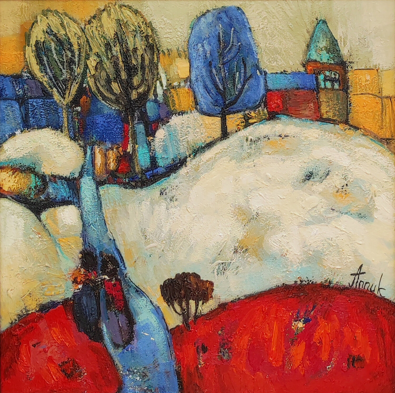 Early spring Anna Soghomonyan Original painting for sale
