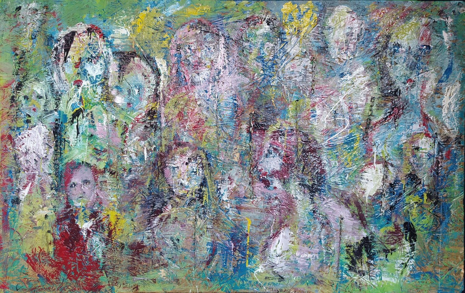 le catene si spezzano Nicola Damiani Original painting for sale
