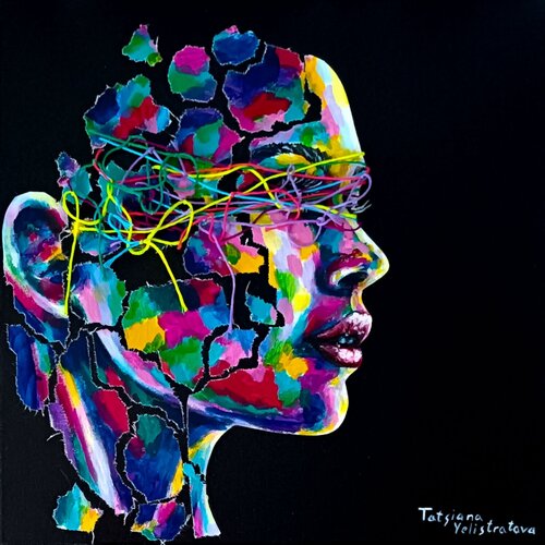 Tangled Within by Tattiana Yelistratava, Painting for Sale on Select