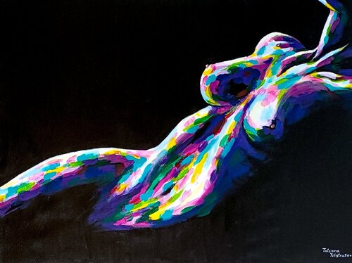 Breathing in the Dark by Tattiana Yelistratava, Painting for Sale on Select