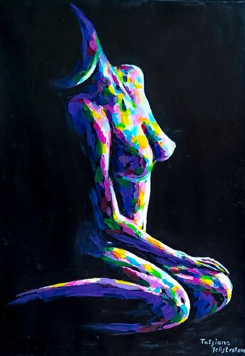 What the Dark Remembers by Tattiana Yelistratava, Painting for Sale on Select