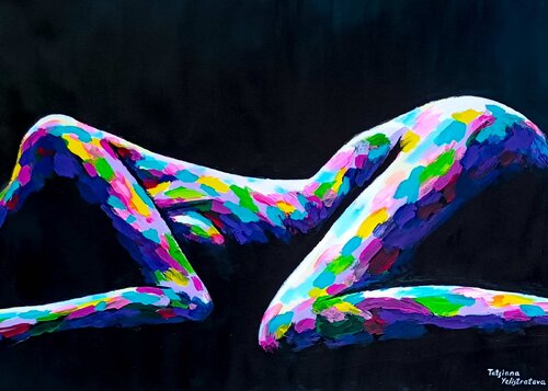 Folded into Silence by Tattiana Yelistratava, Painting for Sale on Select