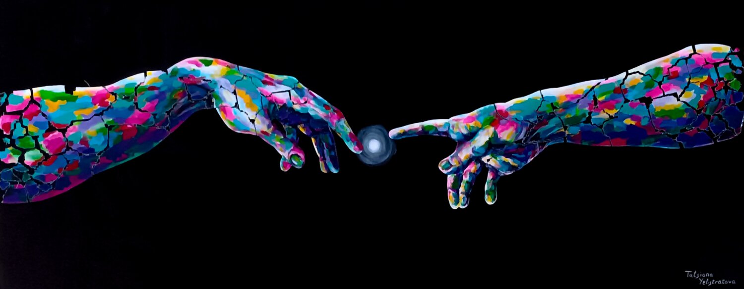 The Choice to Exist. Tattiana Yelistratava Original painting for sale