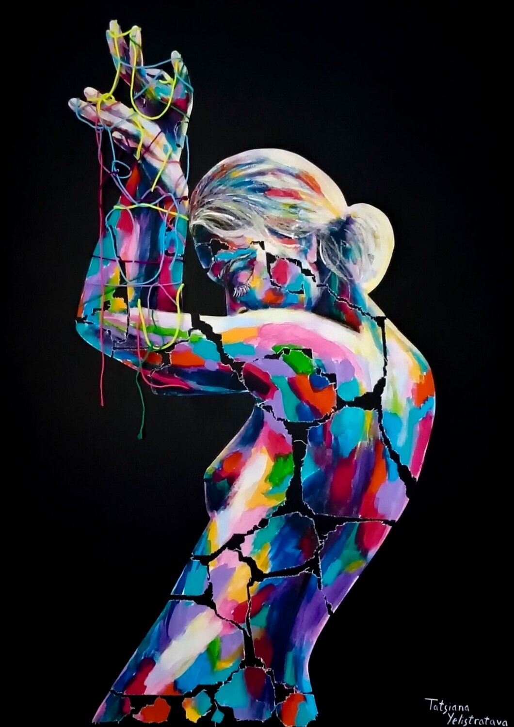 Unraveling Tattiana Yelistratava Original painting for sale