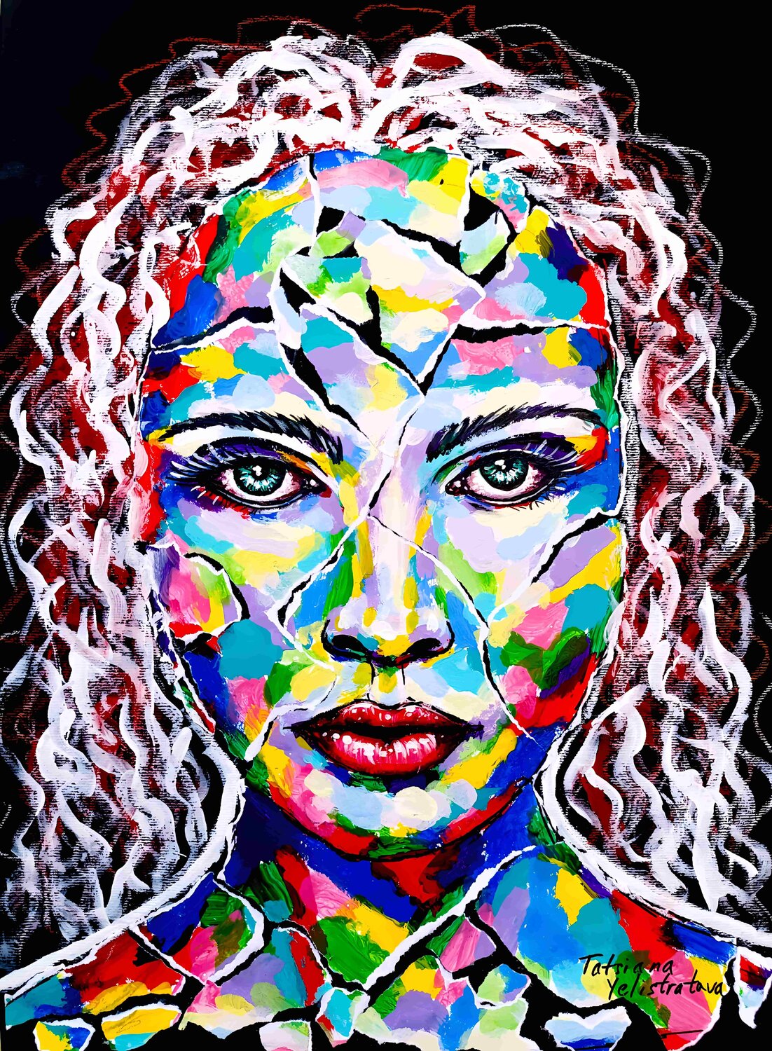 The Shape of Resilience. Tattiana Yelistratava Original painting for sale