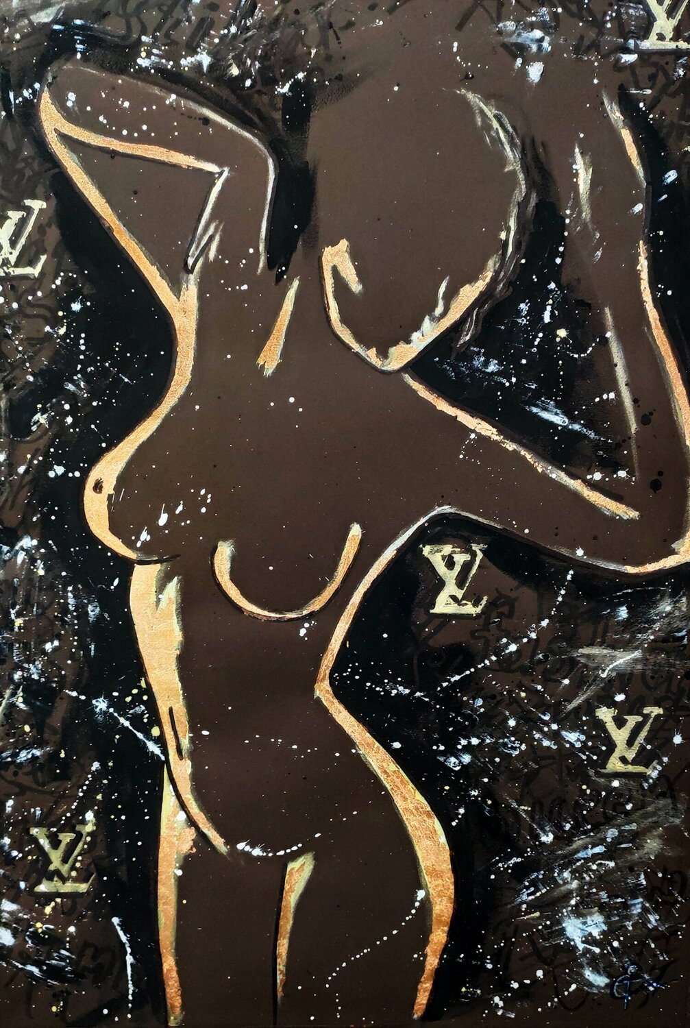 Golden Shades Tattiana Yelistratava Original painting for sale