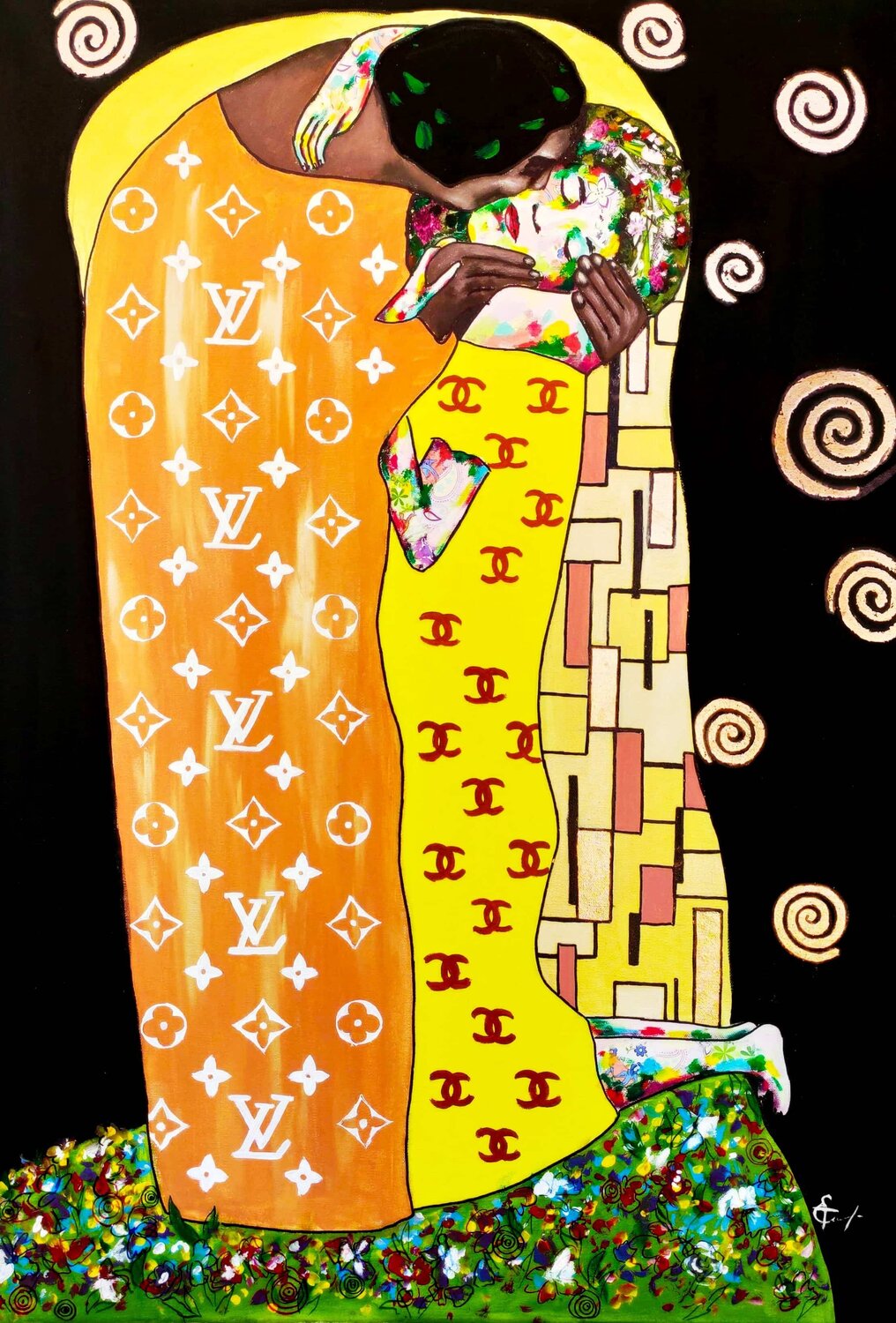 Love in Patterns. Tattiana Yelistratava Originalgemälde zu verkaufen