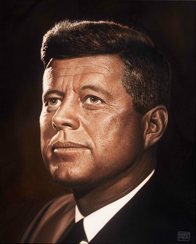 JFK by Michael Knepper, Painting for Sale on Select