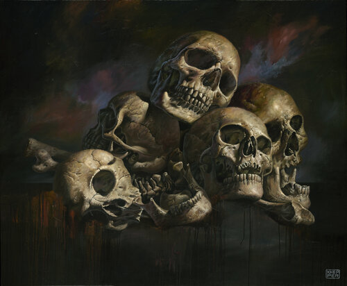 End of the Party by Michael Knepper, Painting for Sale on Select