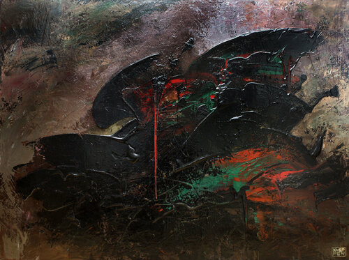 Black Wave by Michael Knepper, Painting for Sale on Select