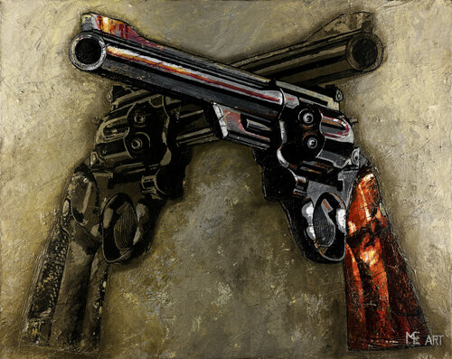 Hands up! by Michael Knepper, Painting for Sale on Select