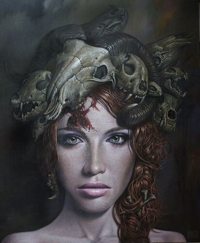 LA GUERRERA by Michael Knepper, Painting for Sale on Select