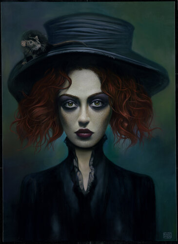 Homage to Tim Burton "Rats without freckles" by Michael Knepper, Painting for Sale on Select