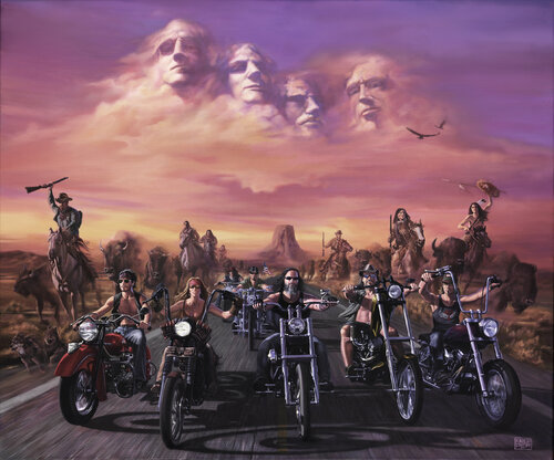 Spirit of Sturgis by Michael Knepper, Painting for Sale on Select