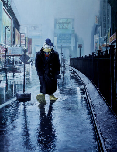 Don't give a duck! by Michael Knepper, Painting for Sale on Select