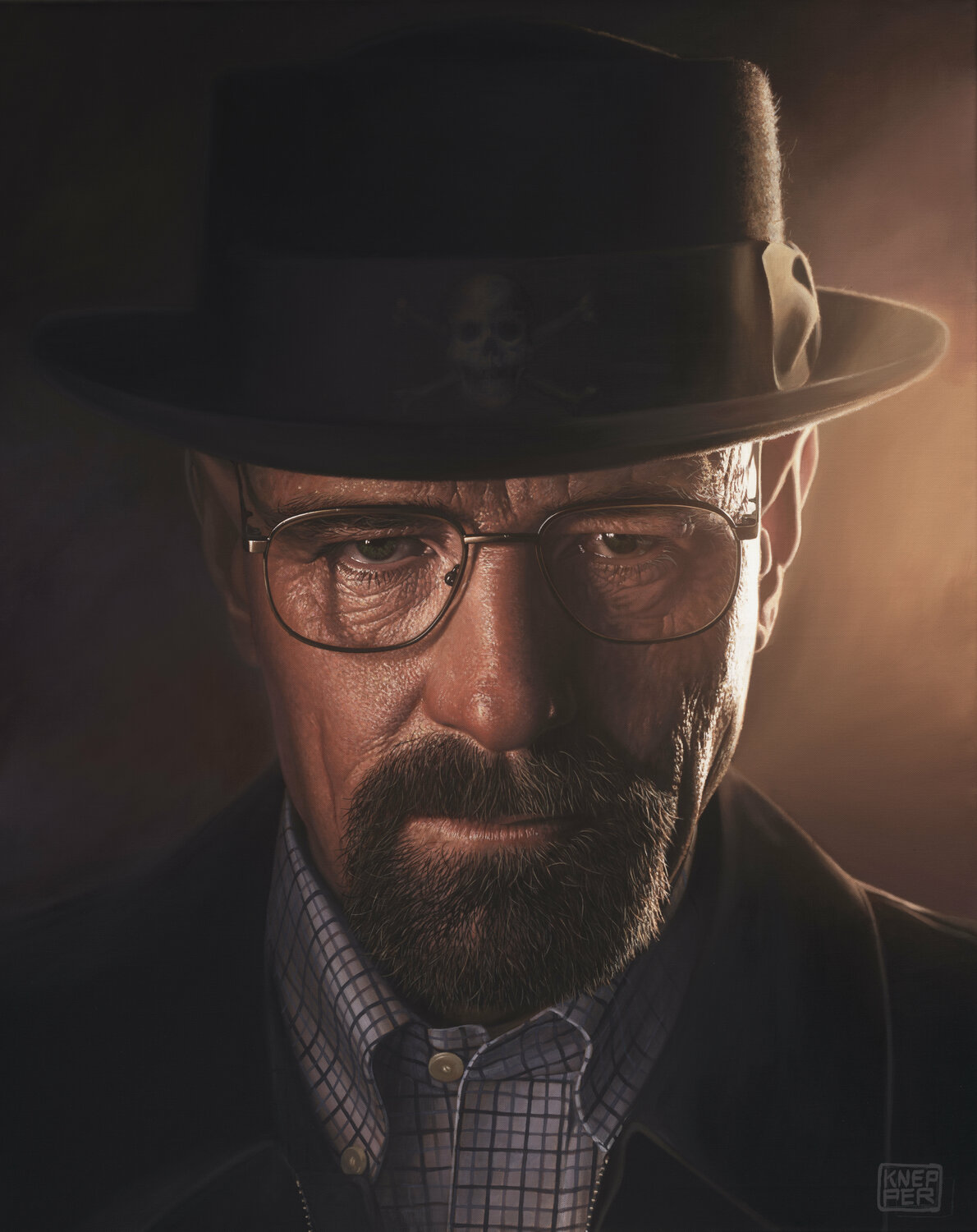 Walter White Michael Knepper Original painting for sale