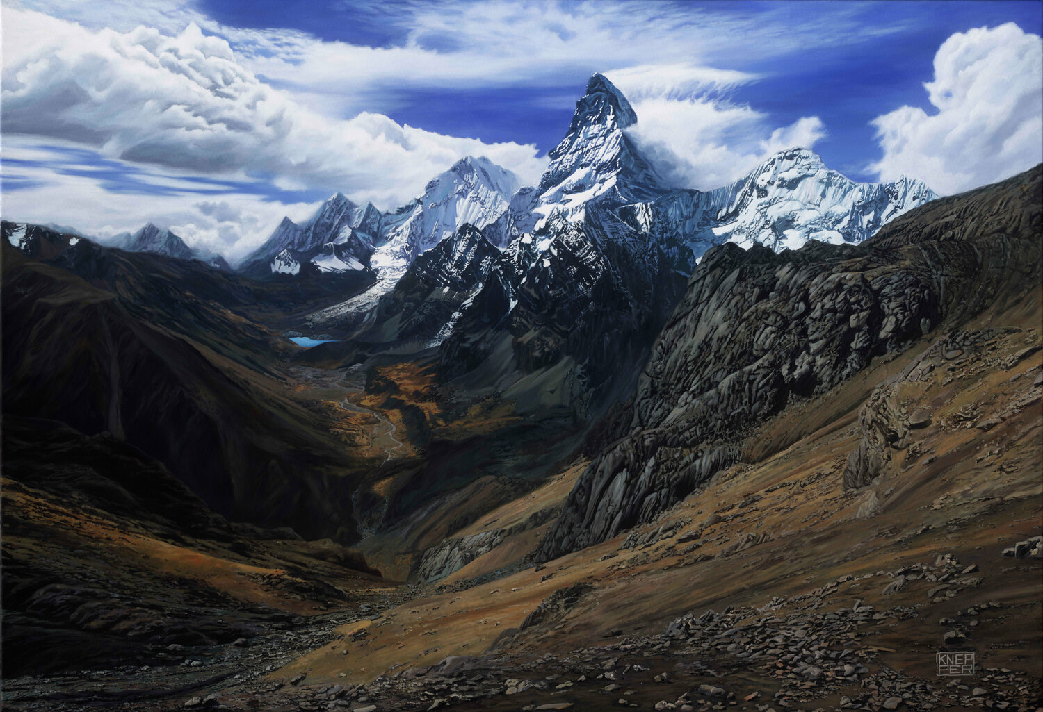 Matterhorn Michael Knepper Original painting for sale