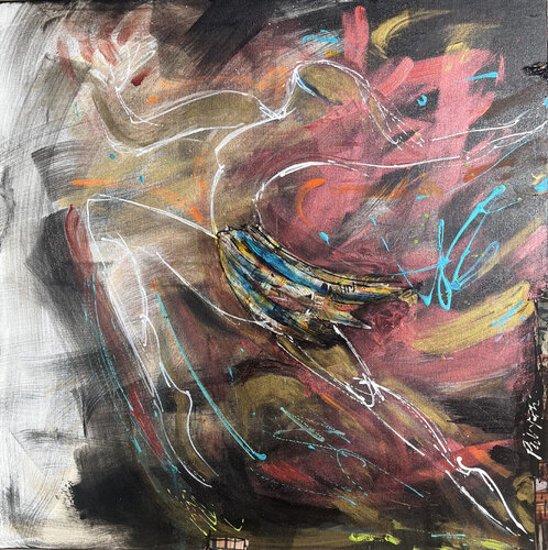 Saut en avant by PatMoli, Painting for Sale on Select