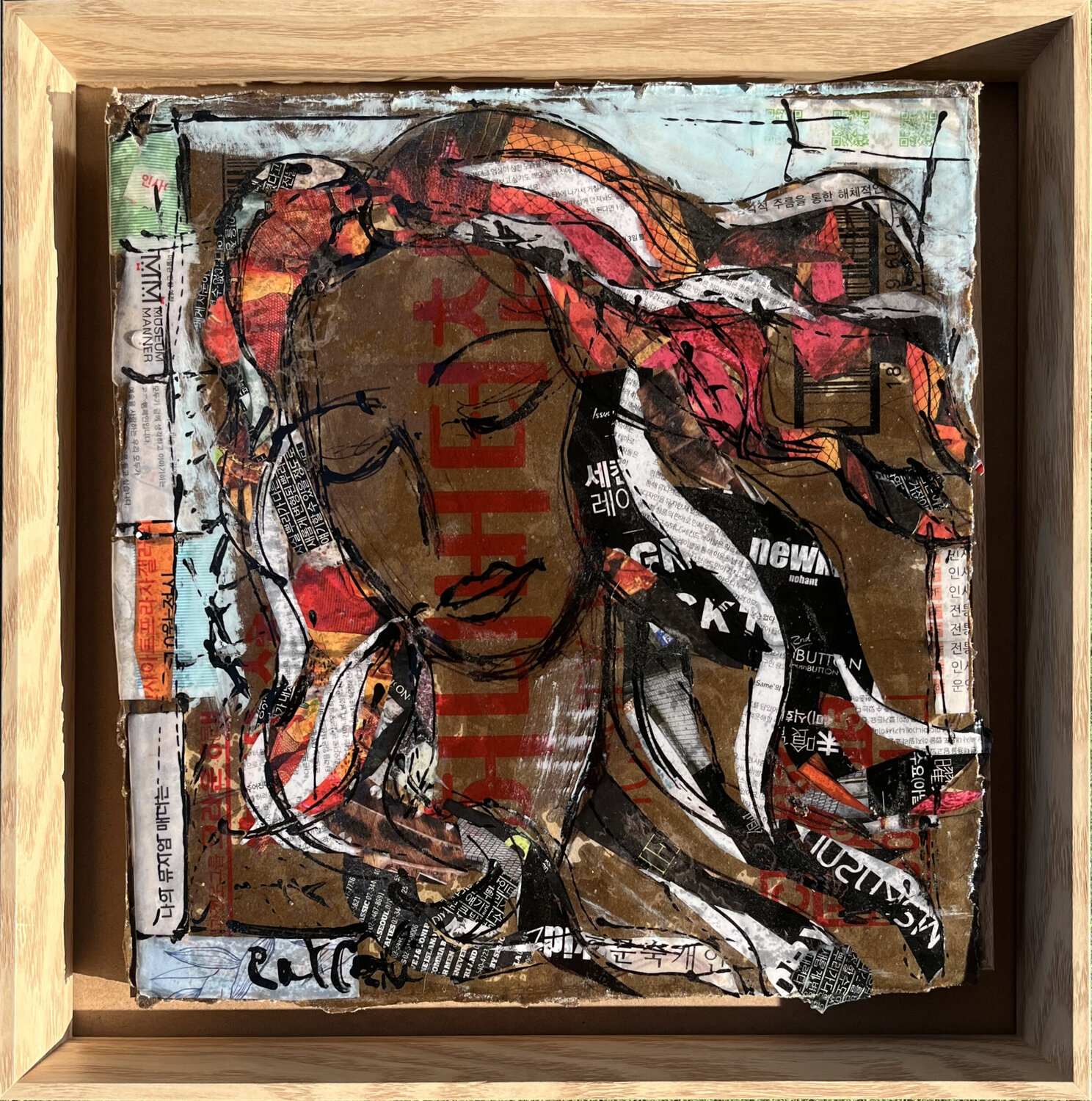 Portrait de Vénus PatMoli Original painting for sale